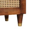 vidaXL Σετ Μπουφέ 2 pcs Καφέ 60 x 33.5 x 75 εκ. Μασίφ ξύλο μάνγκο