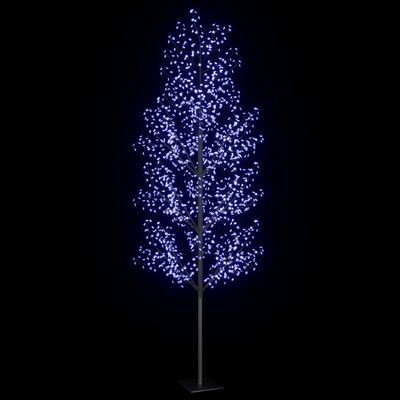 vidaXL Χριστουγεννιάτικο Δέντρο Κερασιά 1200 LED Μπλε Φως 400 εκ.