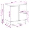 vidaXL &Kappa;&omicron;&mu;&omicron;&delta;ί&nu;&omicron; 2 pcs &Lambda;&epsilon;&upsilon;&kappa;ό 50 x 34,5 x 50 &epsilon;&kappa;. &Epsilon;&pi;&epsilon;&xi;&epsilon;&rho;&gamma;&alpha;&sigma;&mu;έ&nu;&omicron; &xi;ύ&lambda;&omicron;