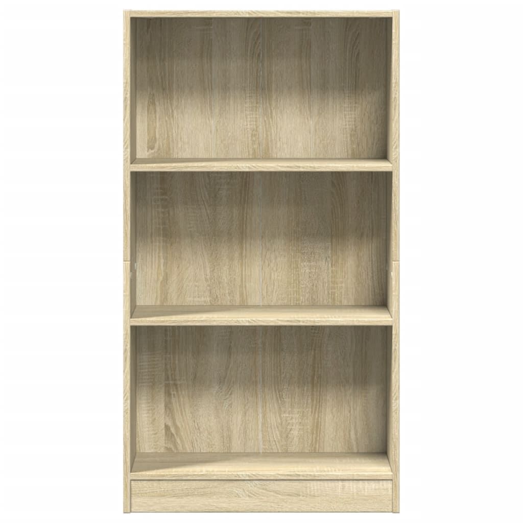 vidaXL Βιβλιοθήκη Sonoma Δρυς 60x24x109 εκ. από Επεξεργασμένο Ξύλο