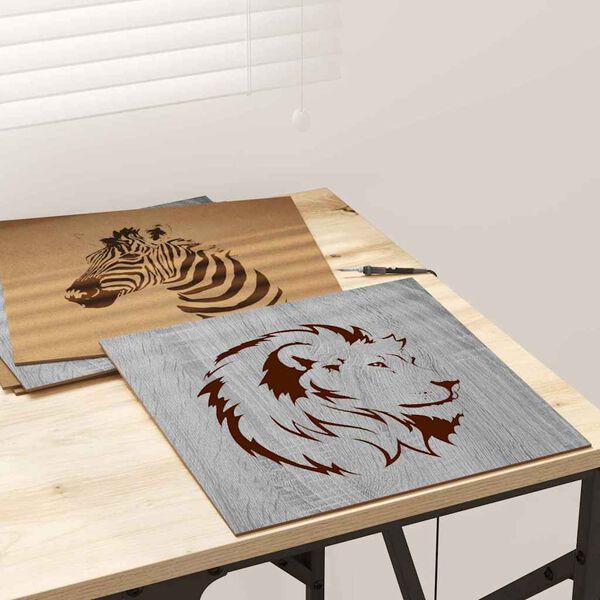 vidaXL &Delta;&iota;&alpha;&kappa;&omicron;&sigma;&mu;&eta;&tau;&iota;&kappa;ά &Pi;ά&nu;&epsilon;&lambda; 12 pcs &Gamma;&kappa;&rho;ί&zeta;&omicron; &Sigma;&omicron;&nu;&omicron;&mu;&alpha; 30 x 30 x 0.27 &epsilon;&kappa;.