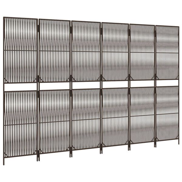 vidaXL &Delta;&iota;&alpha;&chi;&omega;&rho;&iota;&sigma;&tau;&iota;&kappa;ό &Delta;&omega;&mu;&alpha;&tau;ί&omicron;&upsilon; 6 &Pi;ά&nu;&epsilon;&lambda; &Kappa;&alpha;&phi;έ &alpha;&pi;ό &Sigma;&upsilon;&nu;&theta;&epsilon;&tau;&iota;&kappa;ό &Rho;&alpha;&tau;ά&nu;