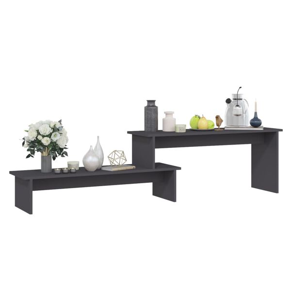vidaXL Έπιπλο Τηλεόρασης Γκρι 180 x 30 x 43 εκ. από Επεξ. Ξύλο