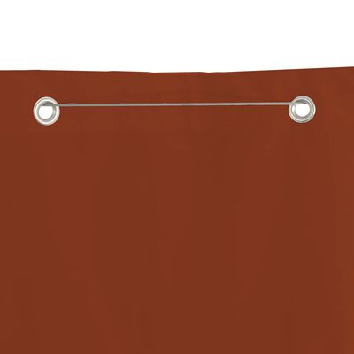 vidaXL Διαχωριστικό Βεράντας Τερακότα 160 x 240 εκ. Ύφασμα Oxford