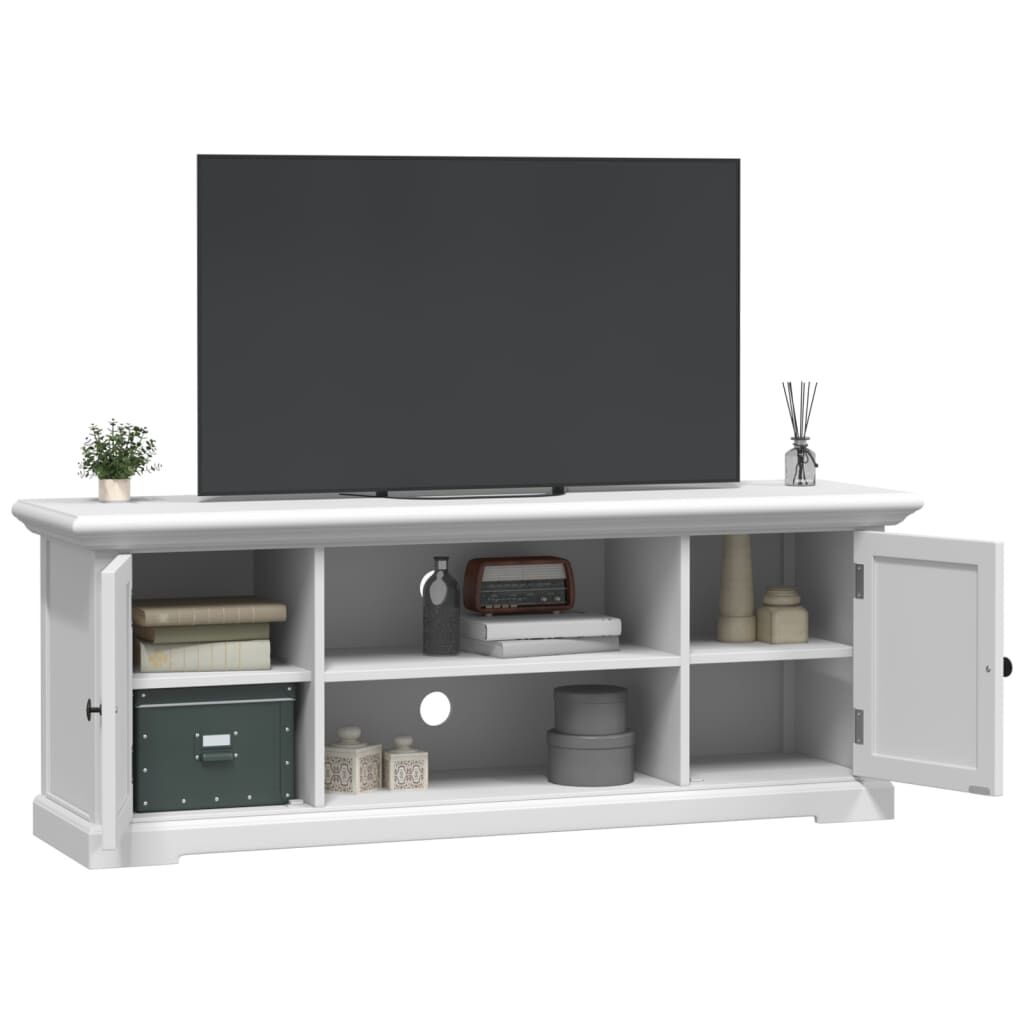 vidaXL Έπιπλο Τηλεόρασης Λευκό 110x30x41 εκ. από Επεξεργασμένο Ξύλο