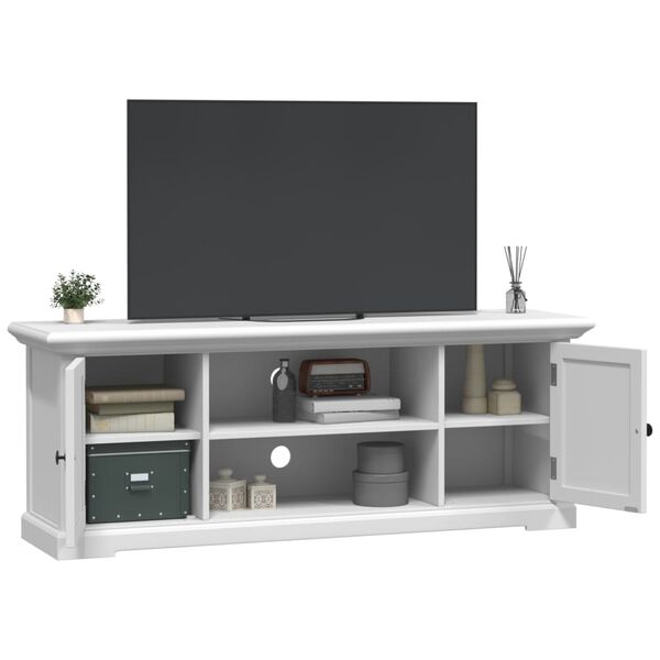vidaXL Έπιπλο Τηλεόρασης Λευκό 110x30x41 εκ. από Επεξεργασμένο Ξύλο