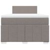vidaXL &Kappa;&rho;&epsilon;&beta;ά&tau;&iota; Boxspring &mu;&epsilon; &Sigma;&tau;&rho;ώ&mu;&alpha; Taupe 120x190 &epsilon;&kappa;. &Upsilon;&phi;&alpha;&sigma;&mu;ά&tau;&iota;&nu;&omicron;