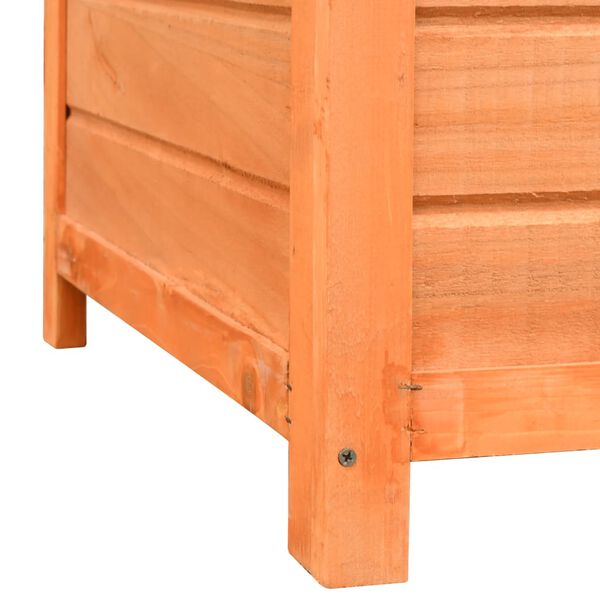 vidaXL Σπιτάκι Σκύλου 120 x 77 x 86 εκ. από Μασίφ Ξύλο Πεύκου & Ελάτης
