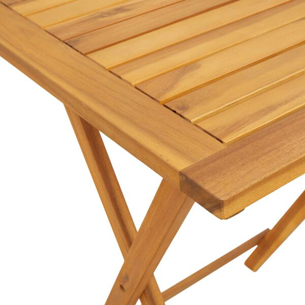 vidaXL Σετ Μπιστρό Κήπου 3 pcs Καφέ Μασίφ ξύλο ακακίας