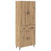 vidaXL Highboard 2 &tau;&mu;&chi;. Artisan Oak 69,5 x 34 x 180 &epsilon;&kappa;.