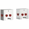 vidaXL &Tau;&alpha;ΐ&sigma;&tau;&rho;&alpha; &kappa;&omicron;&tau;ό&pi;&omicron;&upsilon;&lambda;&omega;&nu; 2 pcs &Alpha;&sigma;&eta;&mu;ί 40,5 x 25 x 38 &epsilon;&kappa;.