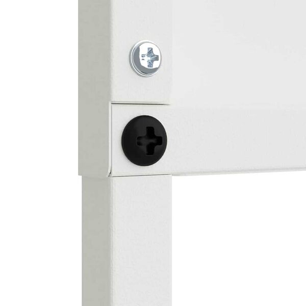 vidaXL Διακοσμητική Πλάκα Κήπου Άλλο Λευκό 32 x 140 εκ