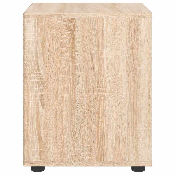 vidaXL κομοδίνο VISNES Sonoma Δρυς 45x40x50 cm Επεξεργασμένο ξύλο