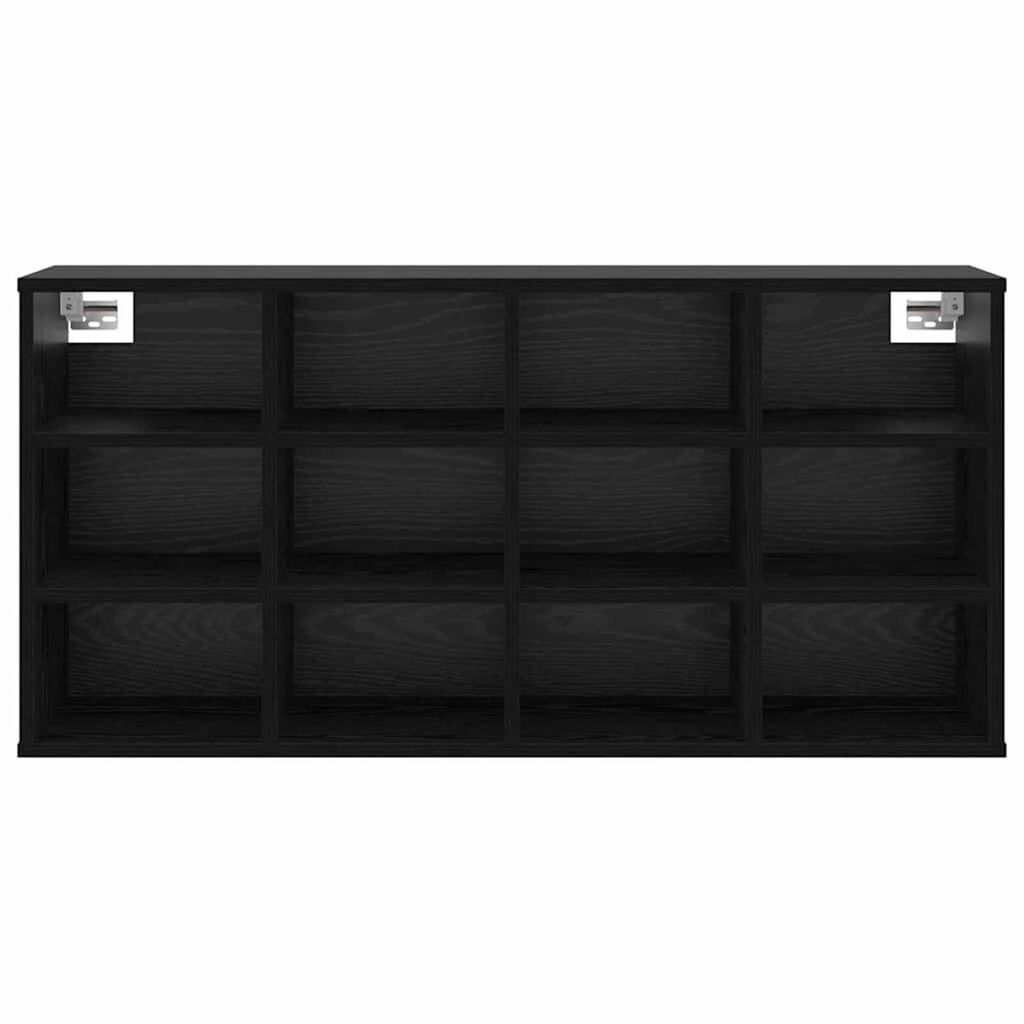 vidaXL Παπουτσοθήκη Μαύρη δρυς 103 x 30 x 51 εκ. Επεξεργασμένο ξύλο