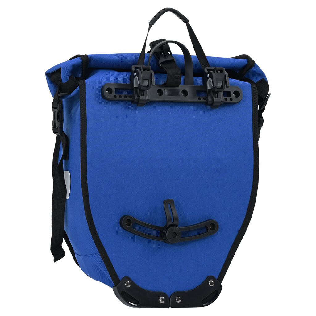 vidaXL Τσάντα ποδηλάτου για σχάρα pannier 25 L Μπλε 32.5x17x57 εκ.