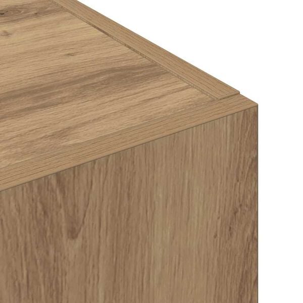 vidaXL Γραφείο Ντουλάπι με ράφι με πόρτα artisan δρυς 60 x 32 x 115 cm