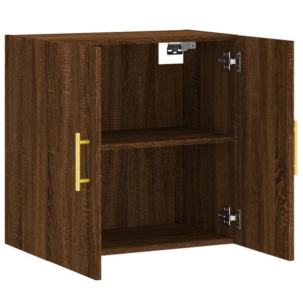 vidaXL Ντουλάπι Τοίχου Καφέ Δρυς 60 x 31 x 60 εκ. Επεξεργασμένο Ξύλο