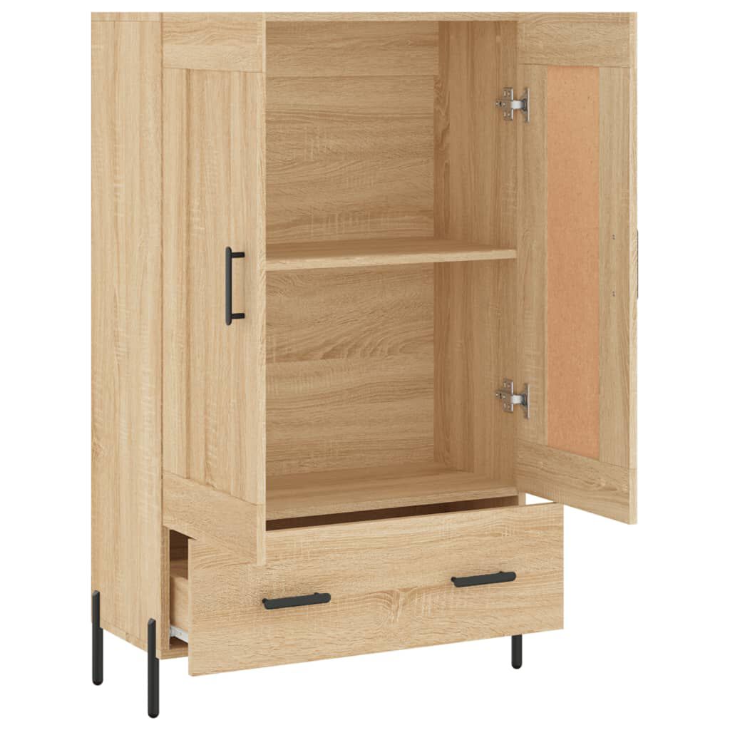 vidaXL Ντουλάπα Sonoma Δρυς 69,5 x 31 x 115 εκ. από Επεξεργασμένο Ξύλο