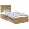 vidaXL &Sigma;&kappa;&epsilon;&lambda;&epsilon;&tau;ό&sigmaf; &Kappa;&rho;&epsilon;&beta;&alpha;&tau;&iota;&omicron;ύ Artisan Oak 90 x 200 cm &Epsilon;&pi;&epsilon;&xi;&epsilon;&rho;&gamma;&alpha;&sigma;&mu;έ&nu;&omicron; &Xi;ύ&lambda;&omicron;