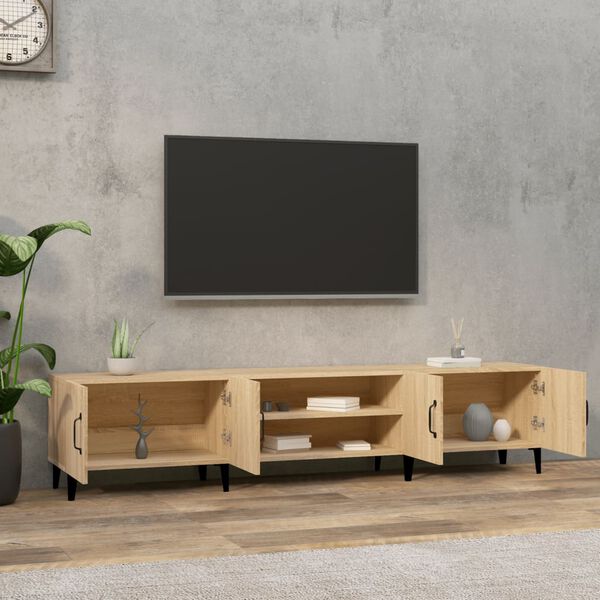 vidaXL Έπιπλο Τηλεόρασης Sonoma Δρυς 180x31,5x40 εκ. από Τεχνητό Ξύλο