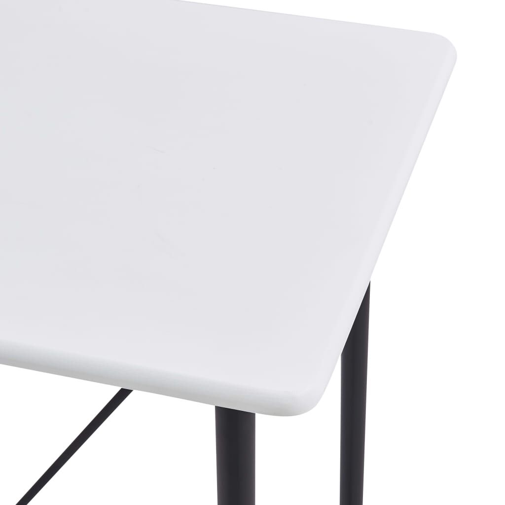 vidaXL Τραπέζι Μπαρ Λευκό 120 x 60 x 110 εκ. από MDF