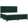 vidaXL &Kappa;&rho;&epsilon;&beta;ά&tau;&iota; Boxspring &mu;&epsilon; &Sigma;&tau;&rho;ώ&mu;&alpha; &Sigma;&kappa;&omicron;ύ&rho;&omicron; &Pi;&rho;ά&sigma;&iota;&nu;&omicron; 200x200&epsilon;&kappa;. &Beta;&epsilon;&lambda;&omicron;ύ&delta;&iota;&nu;&omicron;