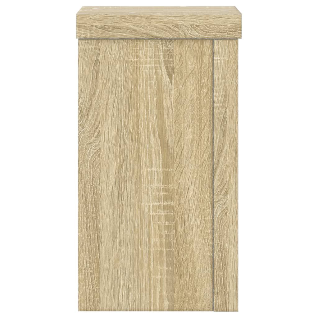 vidaXL Βάσεις Φυτών 2 Τεμ. Sonoma Δρυς 10x10x18 εκ. Επεξεργασμένο Ξύλο