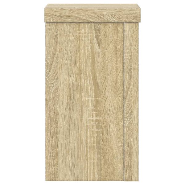 vidaXL Βάσεις Φυτών 2 Τεμ. Sonoma Δρυς 10x10x18 εκ. Επεξεργασμένο Ξύλο