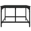 vidaXL Τραπεζάκι Σαλονιού Μαύρο 75 x 50 x 35 εκ. από Επεξεργ. Ξύλο