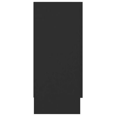vidaXL Μπουφές Μαύρος 120 x 30,5 x 70 εκ. από Μοριοσανίδα
