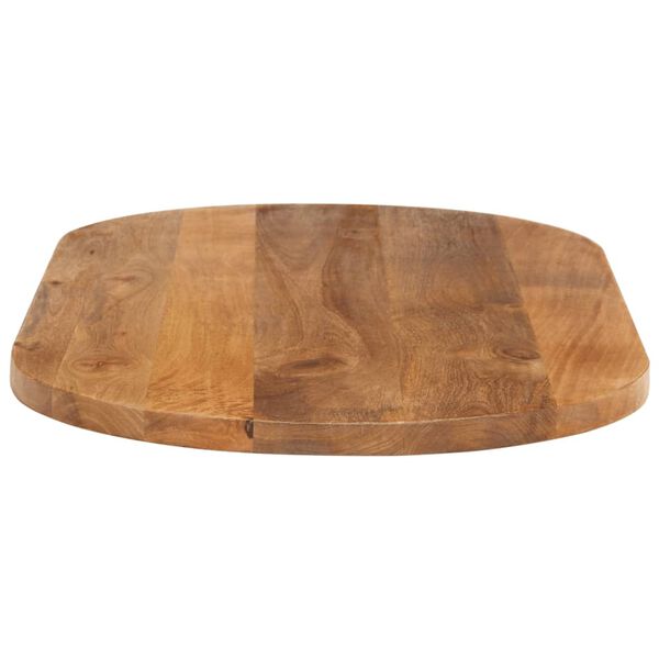 vidaXL Επιφάνεια Τραπεζιού Οβάλ 110x40x3,8 εκ. Μασίφ Ξύλο Μάνγκο