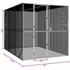 vidaXL Κλουβί Πουλιών Ανθρακί 210 x 304 x 213 εκ Γαλβανισμένος χάλυβας