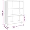 vidaXL Βιβλιοθήκη HAMAR Σκ. Γκρι 85 x 35 x 112 εκ. Μασίφ Ξύλο Πεύκου