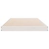 vidaXL Κρεβάτι δαπέδου Λευκό 90 x 220 cm Μασίφ ξύλο πεύκου