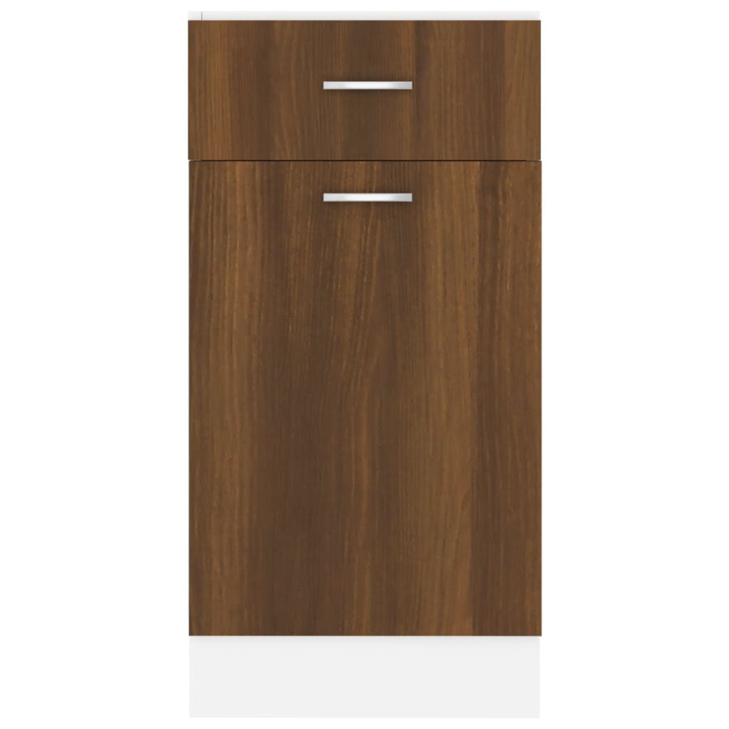 vidaXL Έπιπλο Με Συρτάρι Lyon Καφέ Δρυς 40 x 46 x 81,5εκ.