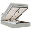 vidaXL &Omicron;&theta;&omega;&mu;&alpha;&nu;&iota;&kappa;ό &kappa;&rho;&epsilon;&beta;ά&tau;&iota; &mu;&epsilon; &sigma;&tau;&rho;ώ&mu;&alpha;&LEDs &Alpha;&nu;&omicron;&iota;&chi;&tau;ό &gamma;&kappa;&rho;&iota; 120x200cm &Beta;&epsilon;&lambda;&omicron;ύ&delta;&omicron;