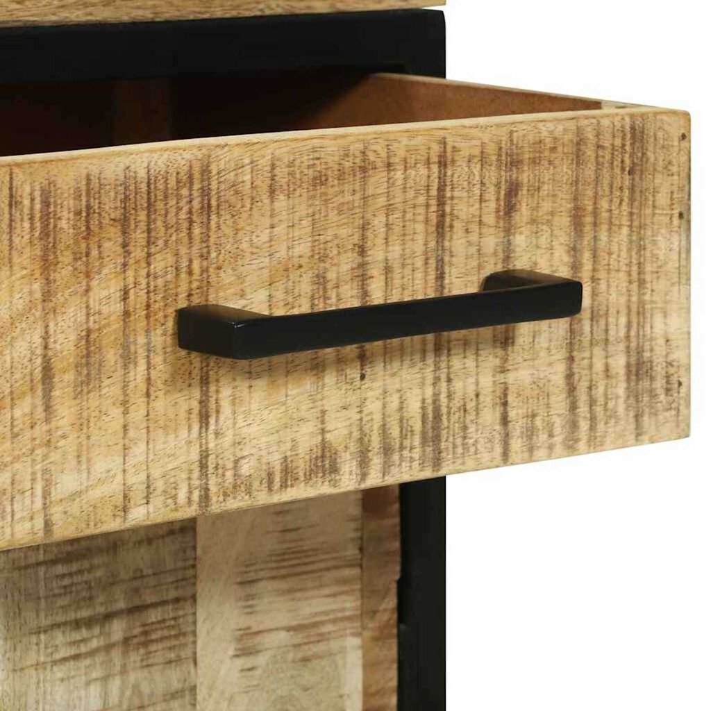 vidaXL Πλάι Καφέ 70 x 35 x 70 εκ. Μασίφ ξύλο μάνγκο