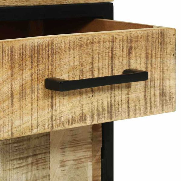 vidaXL Πλάι Καφέ 70 x 35 x 70 εκ. Μασίφ ξύλο μάνγκο