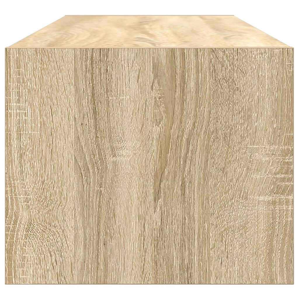 vidaXL Κομοδίνο ΤV Σομιέ Καρυδιά 100x31x25,5 εκ. Επεξεργασμένου Ξύλου