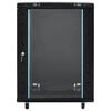 vidaXL Καμπίνα Δικτύου 15U 19" IP20 Μαύρη 60x45x86 εκ.