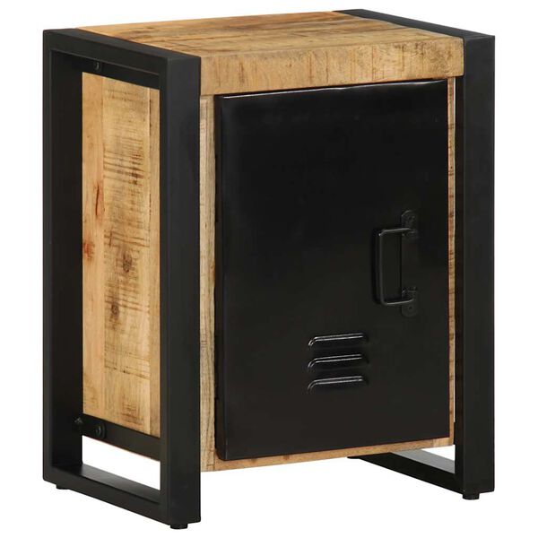 vidaXL Κομοδίνο 40x30x51 cm Στερεό ακατέργαστο ξύλο Μάνγκο