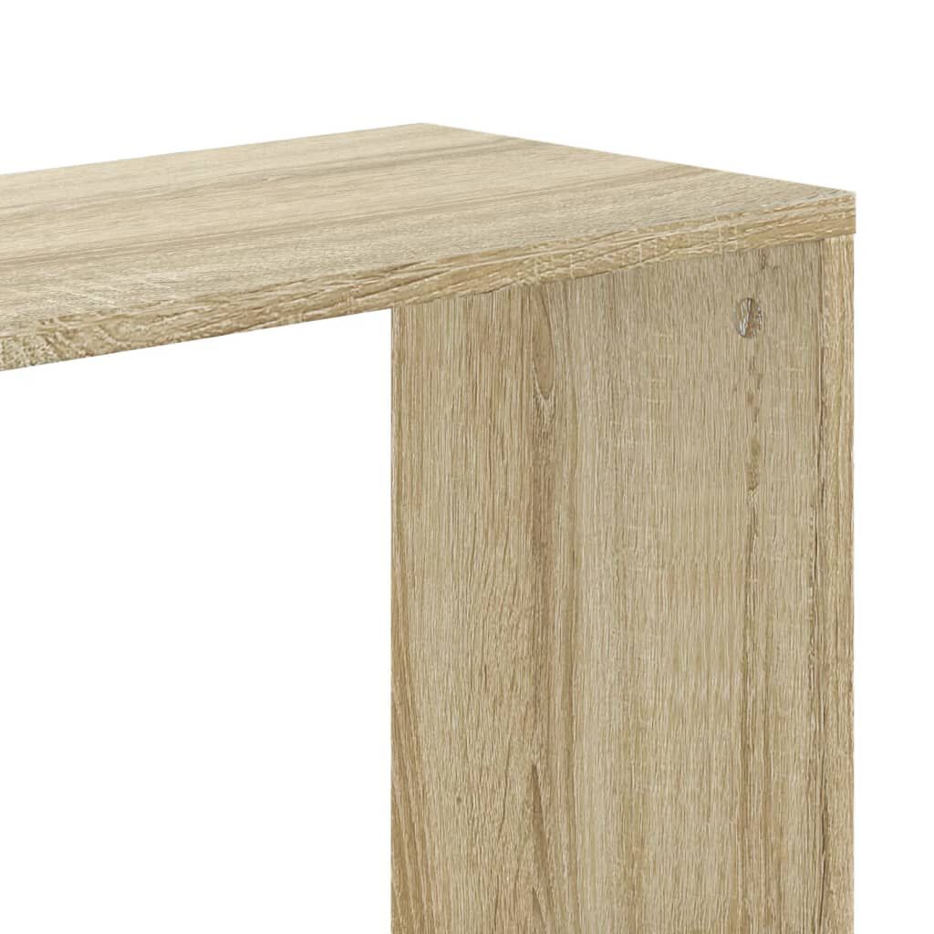 vidaXL Βιβλιοθήκη 5Επιπέδων Sonoma Δρυς 80,5x23,5x162,5 εκ. Επεξ. Ξύλο