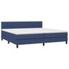 vidaXL &Kappa;&rho;&epsilon;&beta;ά&tau;&iota; Boxspring &mu;&epsilon; &Sigma;&tau;&rho;ώ&mu;&alpha; &Mu;&pi;&lambda;&epsilon; 200x200 &epsilon;&kappa;. &Upsilon;&phi;&alpha;&sigma;&mu;ά&tau;&iota;&nu;&omicron;