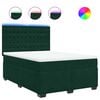vidaXL &Kappa;&rho;&epsilon;&beta;ά&tau;&iota; Boxspring &mu;&epsilon; &Sigma;&tau;&rho;ώ&mu;&alpha; &Sigma;&kappa;&omicron;ύ&rho;&omicron; &Pi;&rho;ά&sigma;&iota;&nu;&omicron; 140x190&epsilon;&kappa;. &Beta;&epsilon;&lambda;&omicron;ύ&delta;&iota;&nu;&omicron;