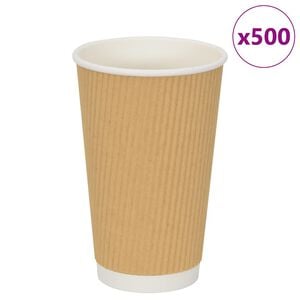 vidaXL &Chi;ά&rho;&tau;&iota;&nu;&alpha; &pi;&omicron;&tau;ή&rho;&iota;&alpha; &kappa;&alpha;&phi;έ 500 &tau;&epsilon;&mu;ά&chi;&iota;&alpha; 16oz 400ml &kappa;&alpha;&phi;έ