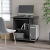 vidaXL Γραφείο Υπολογιστή Γκρι 80 x 50 x 75 εκ. από Μοριοσανίδα