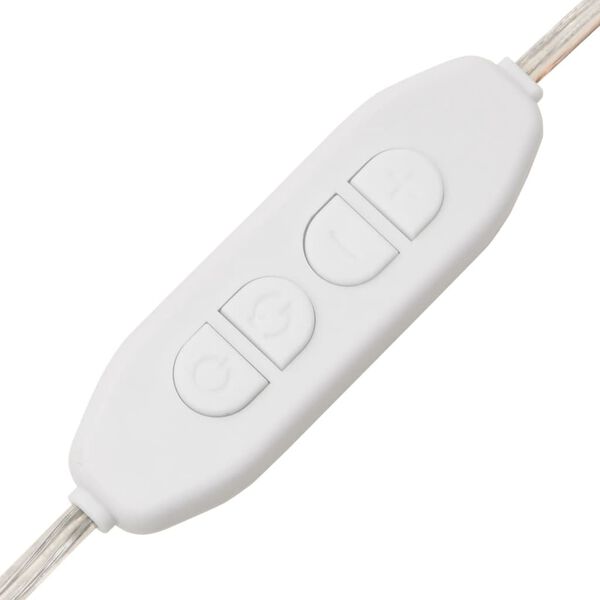 vidaXL Μπουντουάρ με LED Όψη Παλαιού Ξύλου 60 x 40 x 140 εκ.