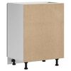 vidaXL Ντουλάπι βάσης νεροχύτη Kalmar Καφέ δρυς 60x46x81,5 εκ.