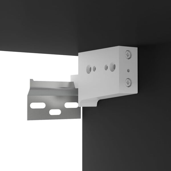 vidaXL Παπουτσοθήκες 2 τεμ. Μαύρες 31,5 x 35 x 70 εκ. από Επεξ. Ξύλο