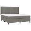 vidaXL &Kappa;&rho;&epsilon;&beta;ά&tau;&iota; Boxspring &mu;&epsilon; &Sigma;&tau;&rho;ώ&mu;&alpha; & LED &Sigma;&kappa;.&Gamma;&kappa;&rho;&iota; 160x200 &epsilon;&kappa; &Upsilon;&phi;&alpha;&sigma;&mu;ά&tau;&iota;&nu;&omicron;